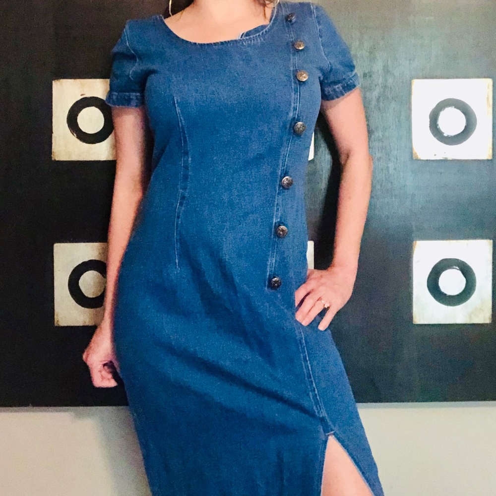 Denim dress